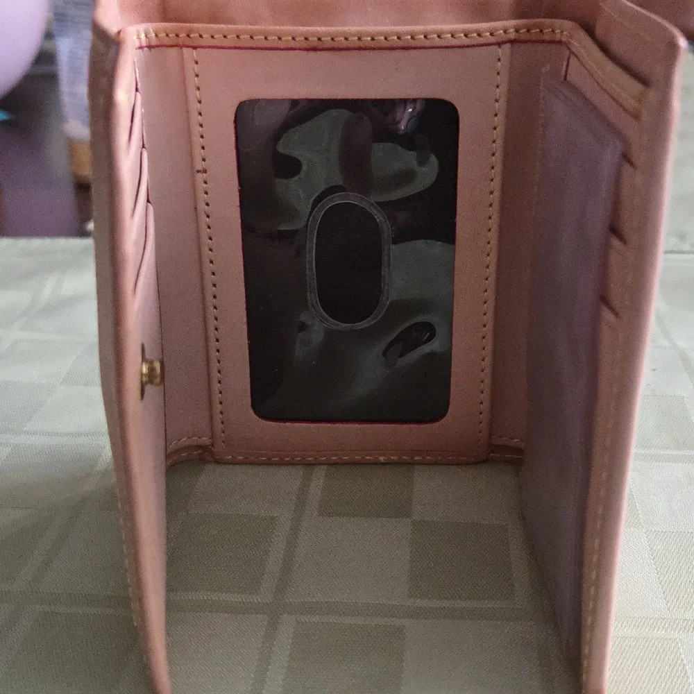 Dooney & Bourke Lavender Tri-Fold Wallet - Picture 3 of 4